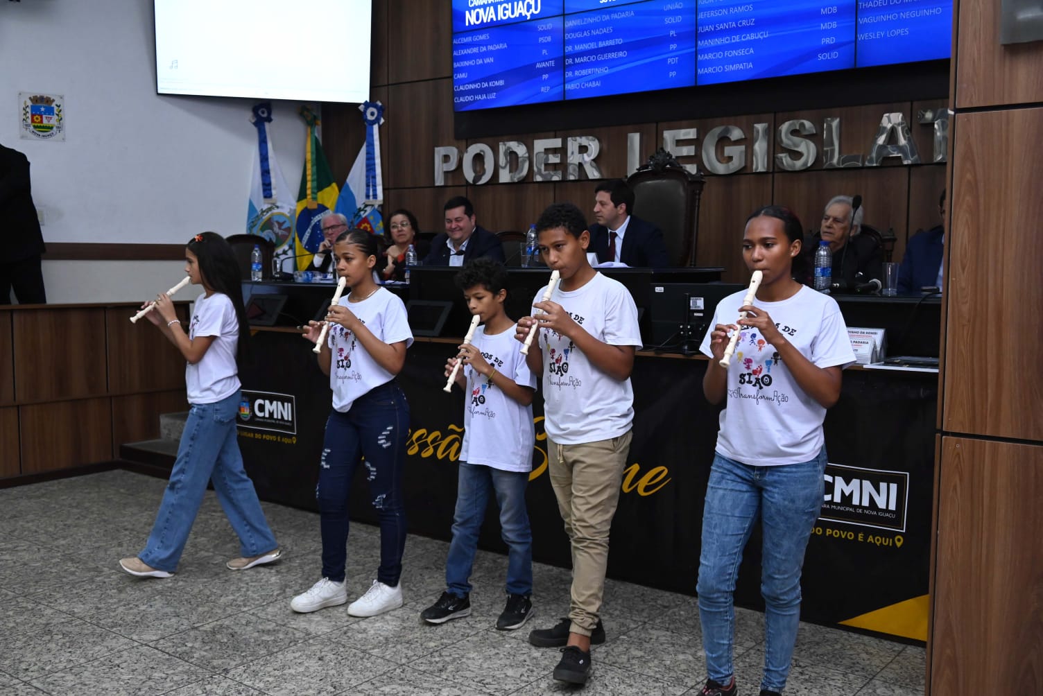 Alunos do Instituto Sião