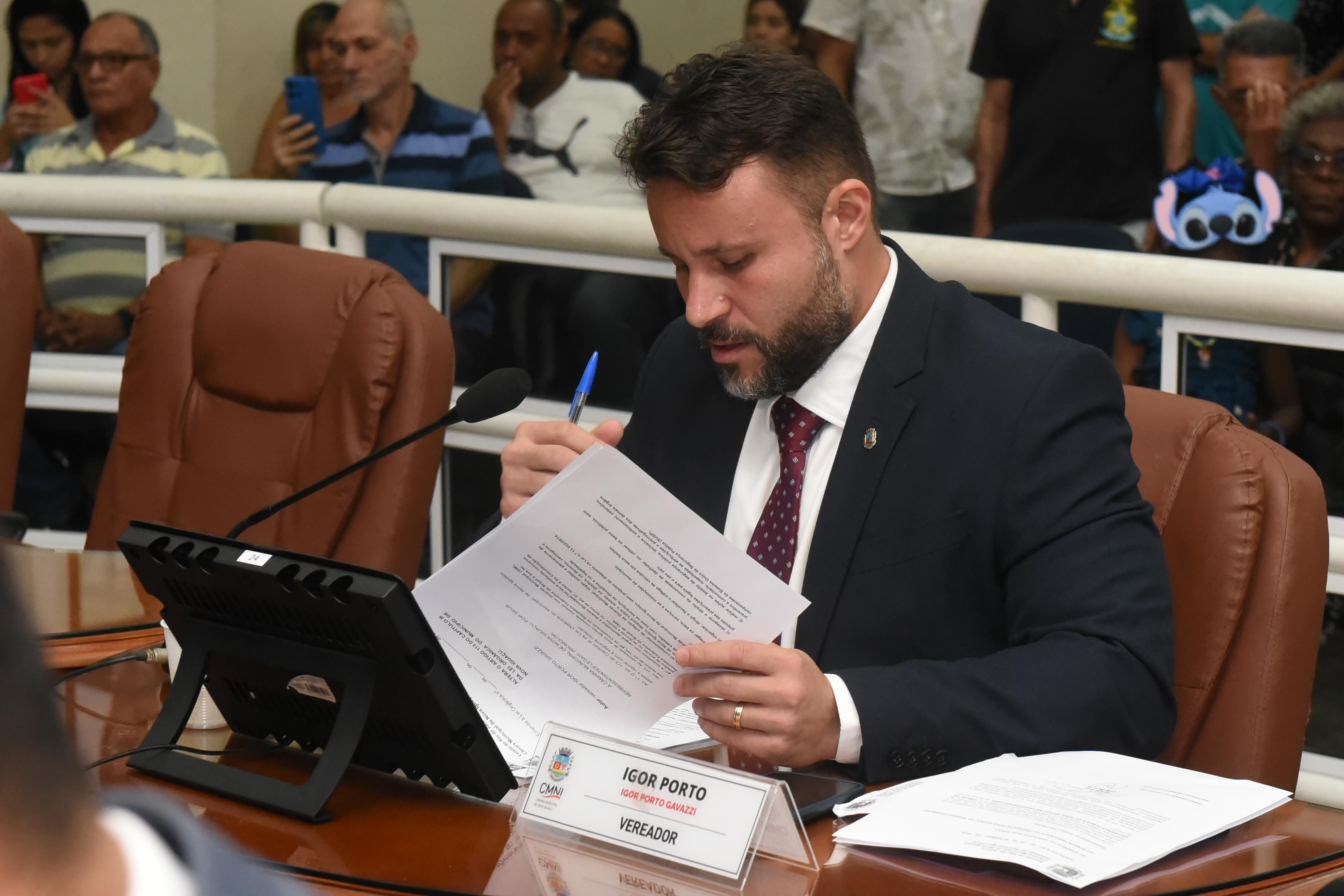 Ver Igor Porto sempre preocupado com a segurança pública da cidade