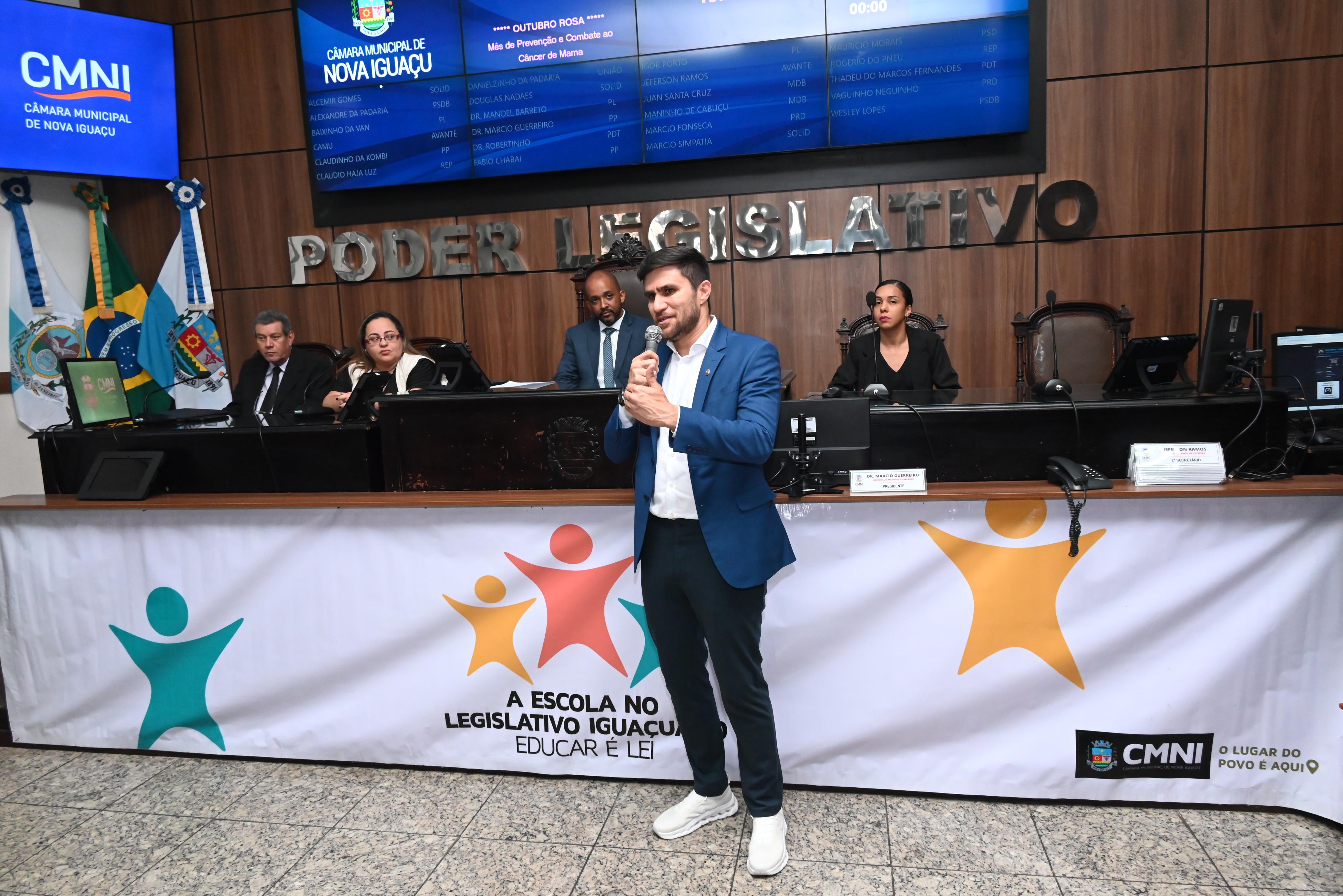 Presidente Dr. Marcio: total apoio à realização do projeto na CMNI