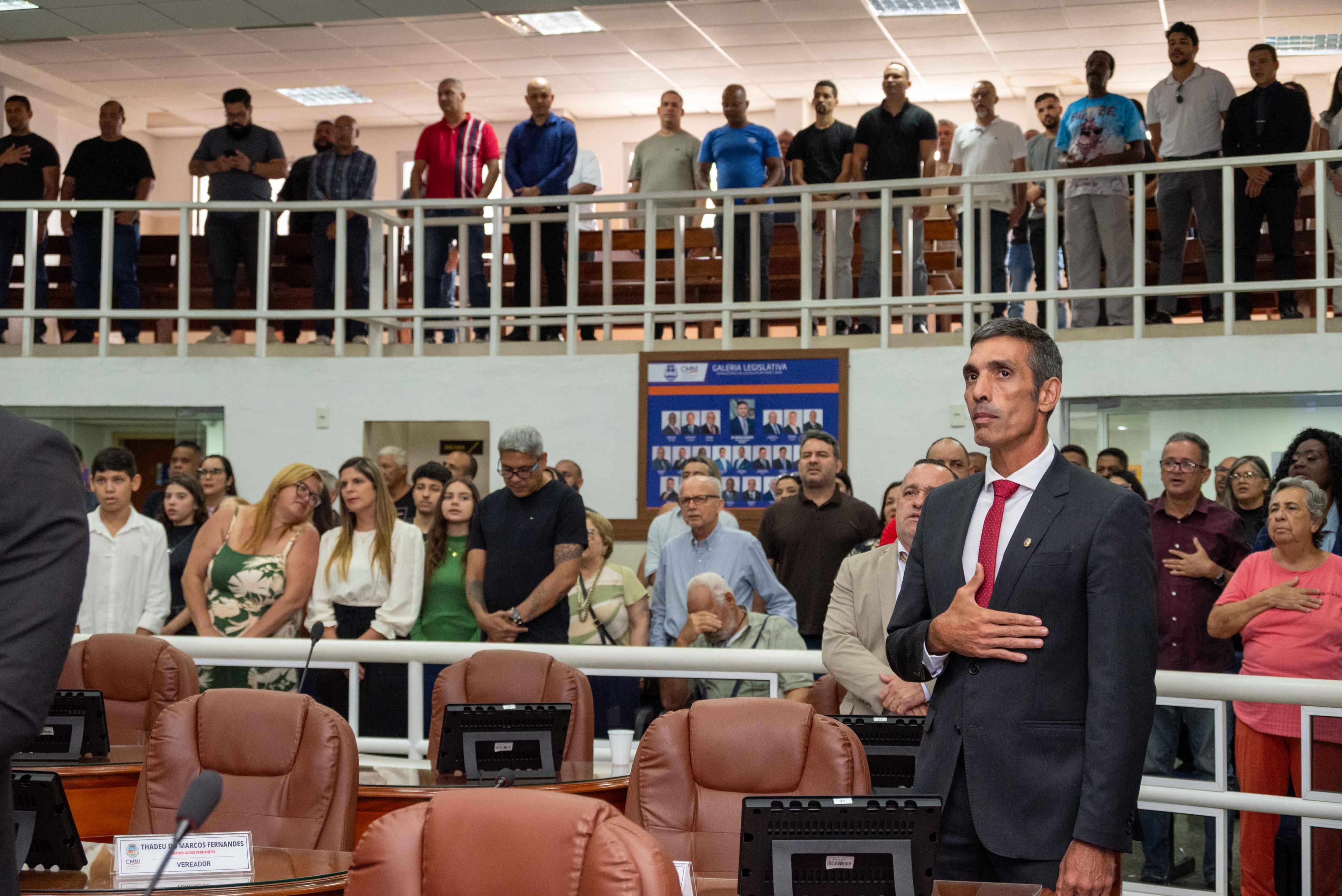 Ver. Marcio Fonseca, em parceria com o vereador Haja Luz, assina o projeto pela liberdade religiosa