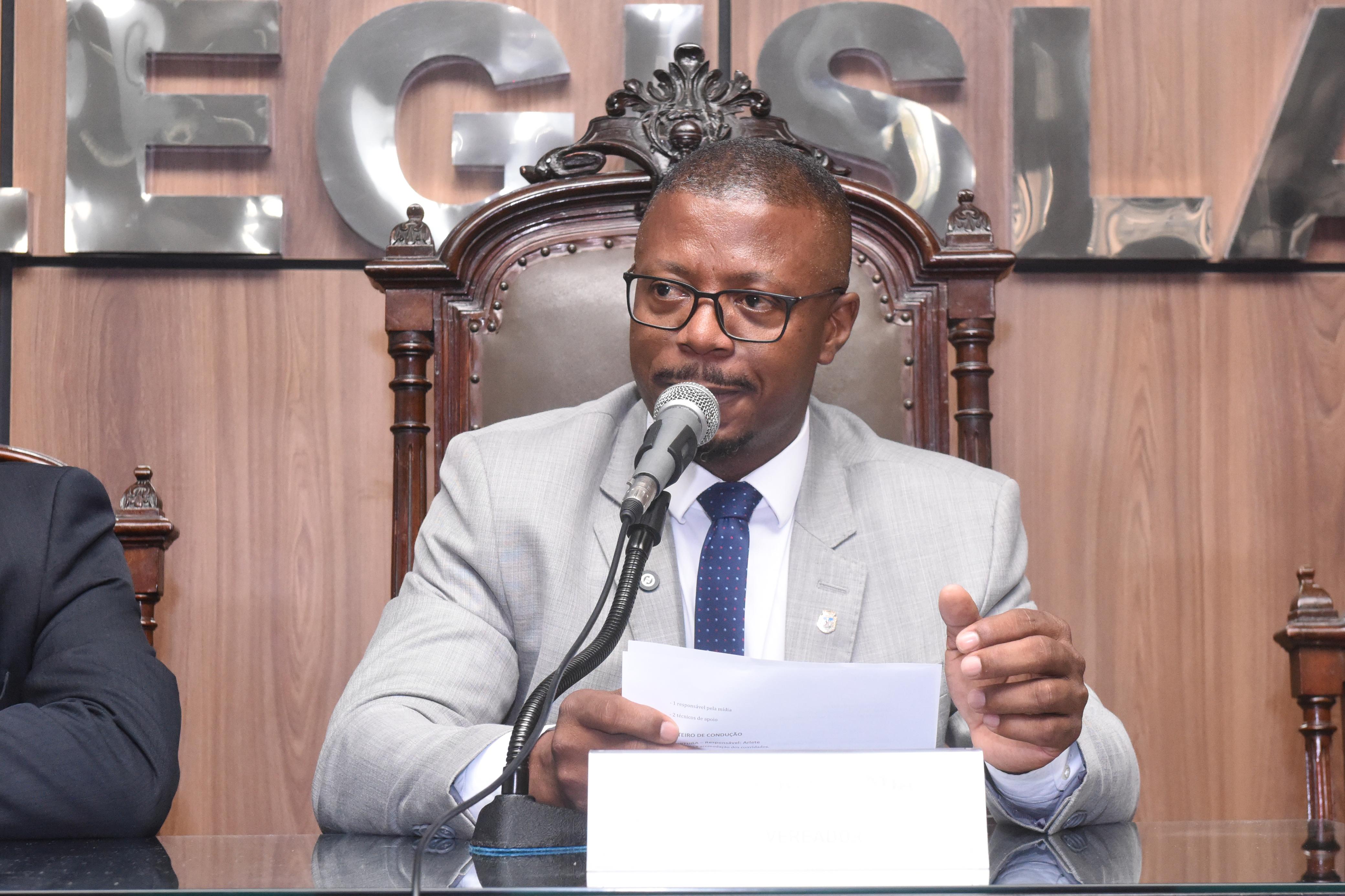 Vereador Dr. Marcio Simpatia: proponente da audiência