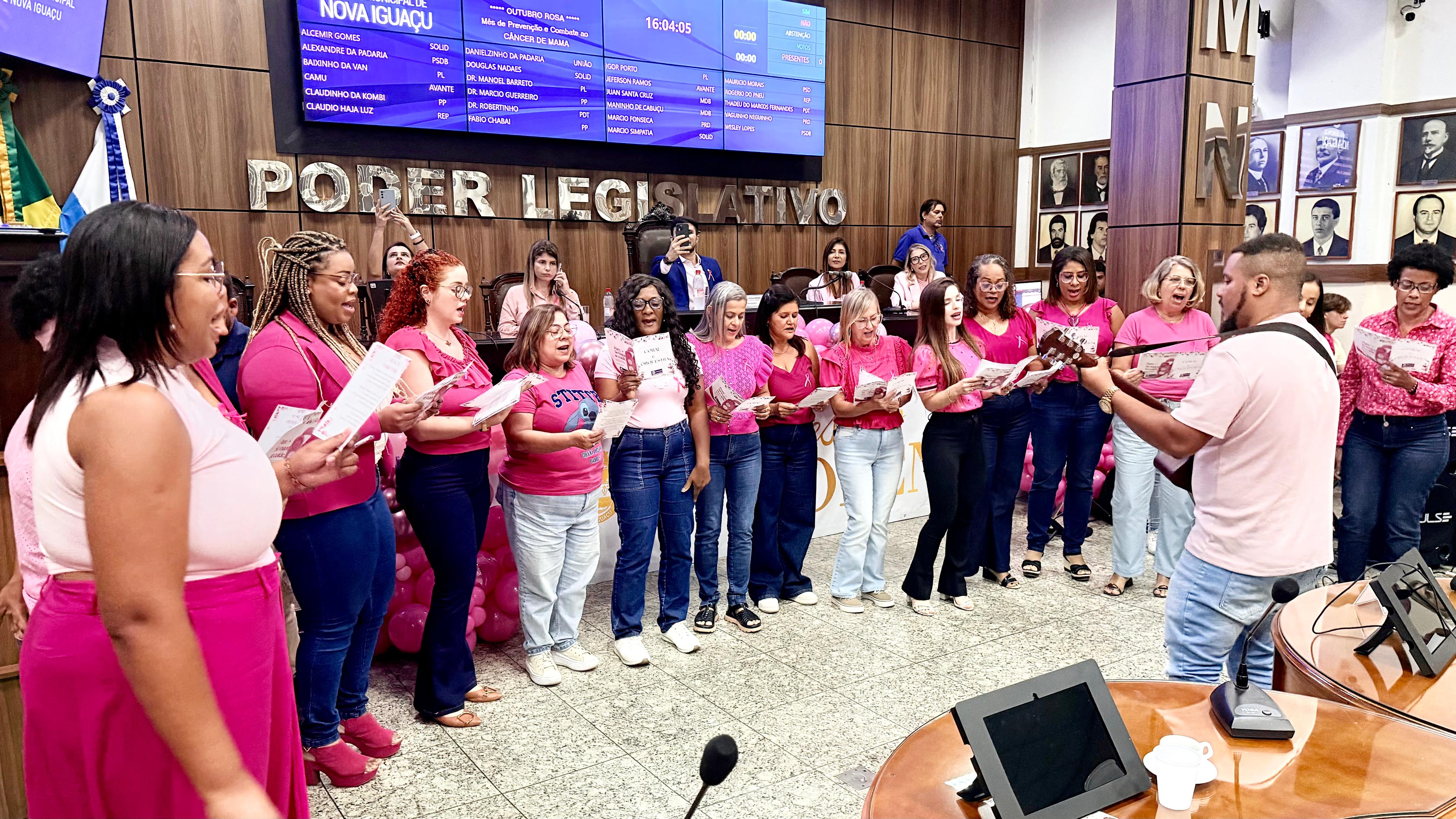 Apresentação cultural do coral da Semas