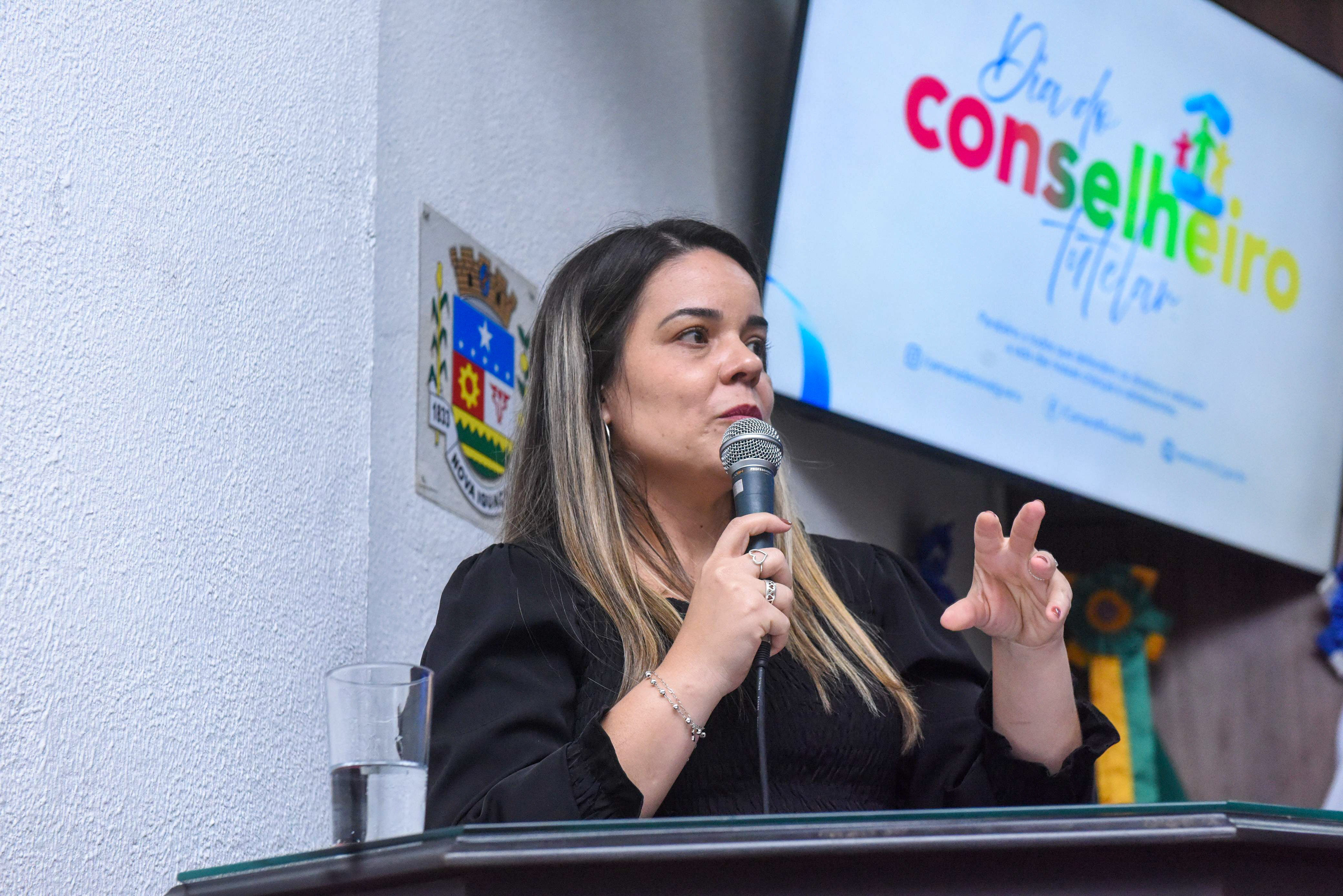 Conselheira Suelen Cadei: muita orgulho em atuar pela defesa das crianças e adolescentes de Nova Iguaçu