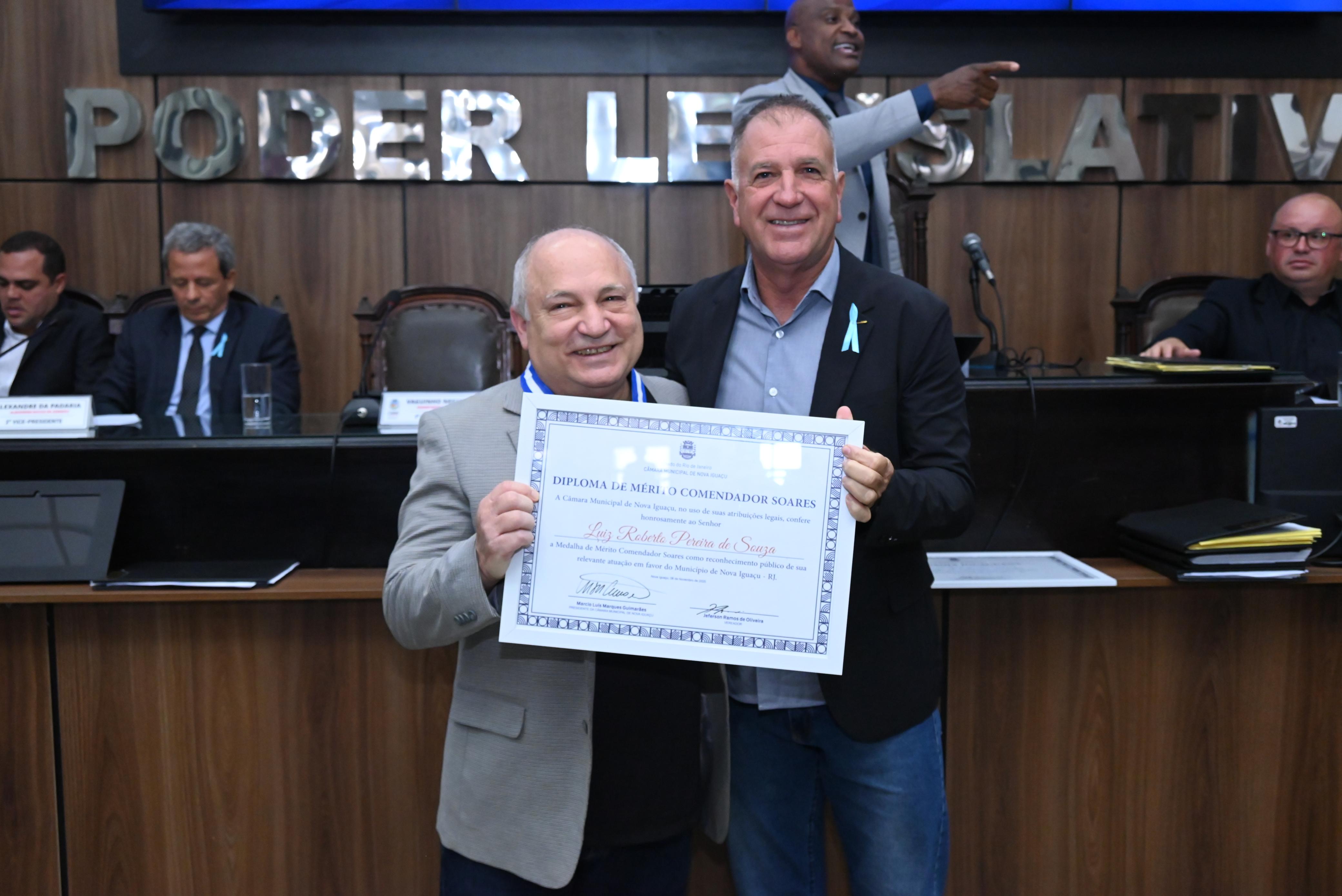 Subsecretário Luis Roberto e  ver Jaferson Ramos